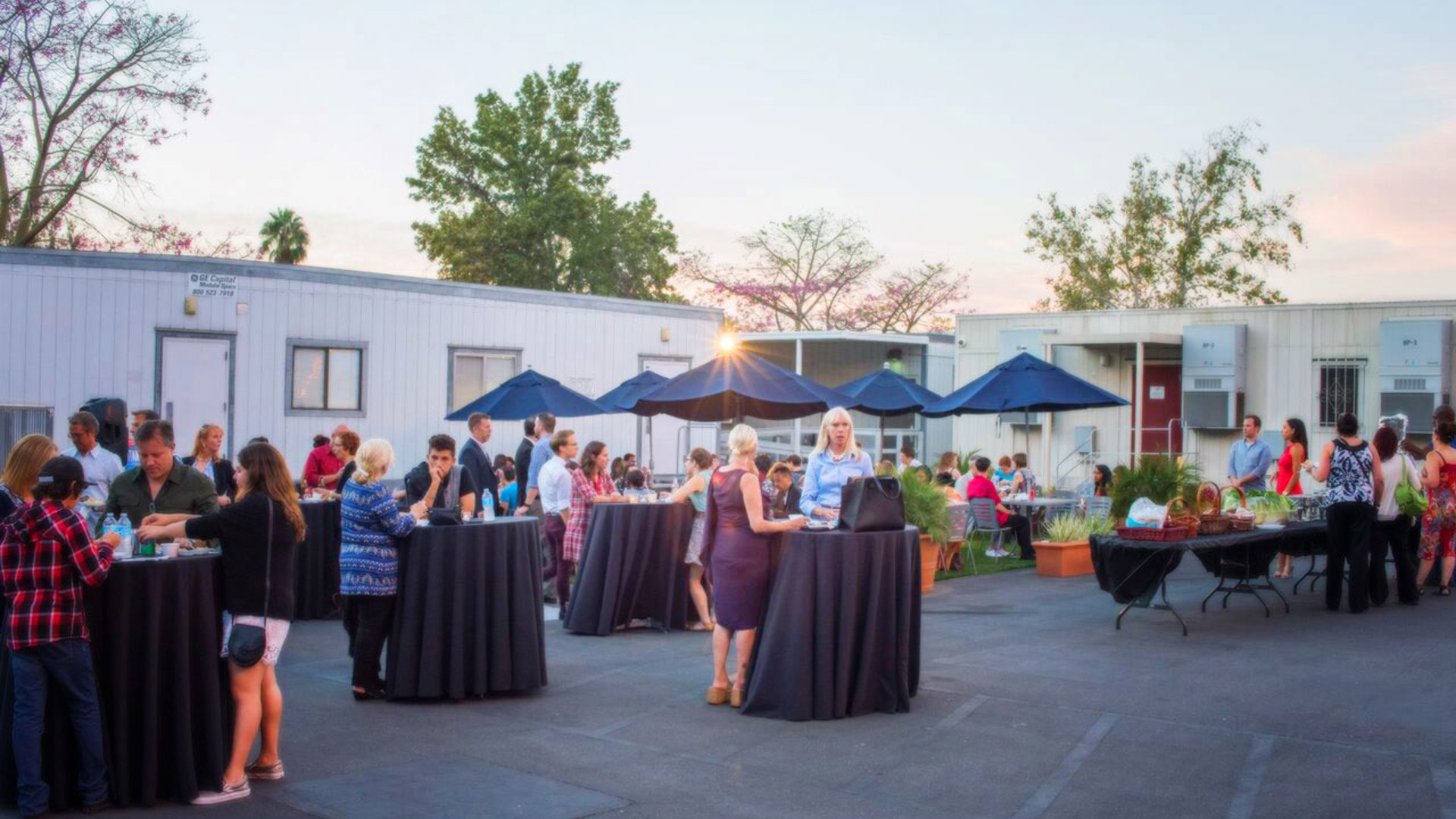 Group and corporate clients of the Account Sales department join us for the Annual Account Sales Season Kick-off outside Center Theatre Group's admin offices.